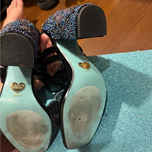 Betsey Johnson Embellished Statement Heels - Picture 5 of 5